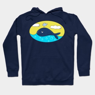 Happy whale Hoodie